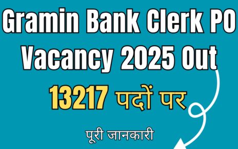 Gramin Bank Clerk & PO Vacancy 2025