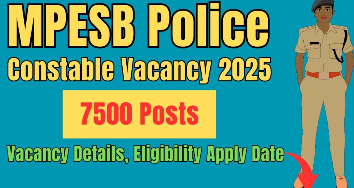 MPESB Police Constable Vacancy 2025