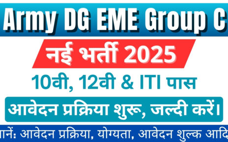 Army DG EME Group C Vacancy 2025
