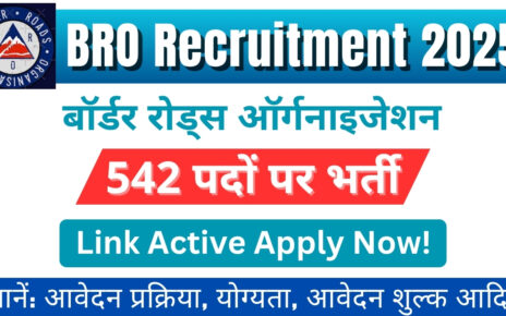 BRO Various Post Recruitment 2025