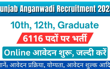 Punjab Anganwadi Recruitment 2025