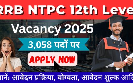 RRB NTPC 12th Level Vacancy 2025